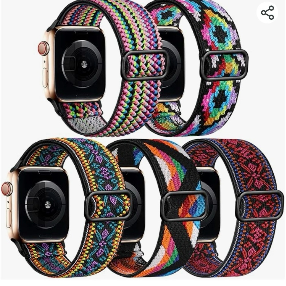 New set of 5 stretch Apple watch bands